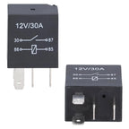 10 Pcs Relay Kit 4 Pin/5Pin Violet Relay 12V 30A 36.6*23*15.5mm Automobile Relay Automotive Relay Vehicle Electrical