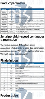 ESP8266 WiFi Wireless Transceiver Module ESP-01/ESP-01S/ESP-07/ESP-07S/ESP-12/ESP-12E/ESP-12F for Arduino DIY Projects