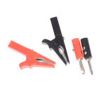 100A Crocodile Alligator Clips Car Battery Insulated Clip Clamp Connector For Electrical Battery Chargers 2pcs