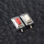 100Pcs/lot 3*6*2.5mm 3*6*2.5H 3x6x2.5mm 2Pin SMD Red/White Push Button Switch Microswitch Tact Switch For PCB