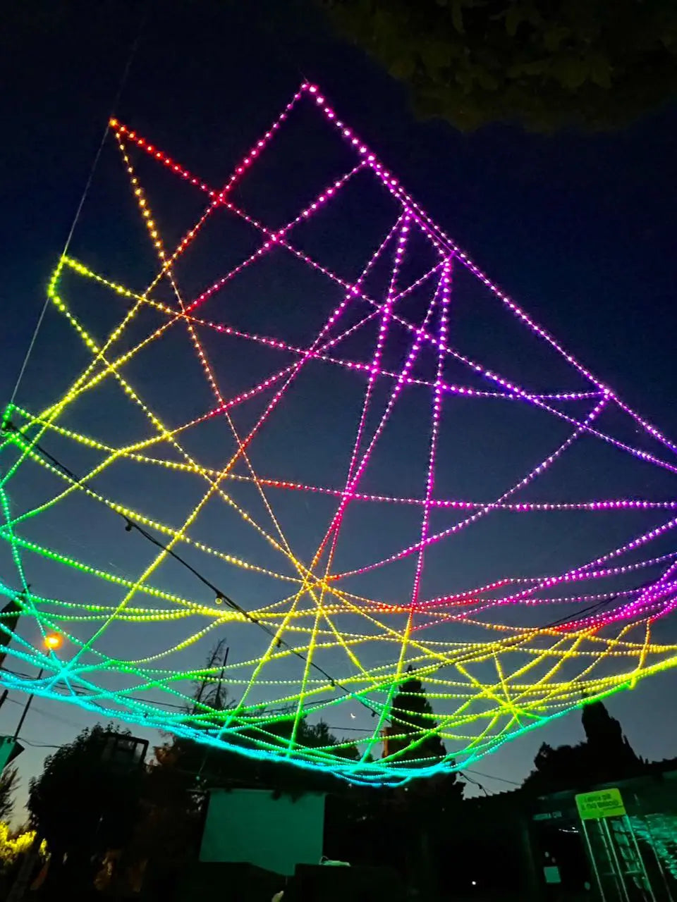 DC24V 1000ct SK6812/WS2811 LED Pebble String Light RGB Addressable Full Color Clear Wire IP65 3D 360 Degree Light-emitting