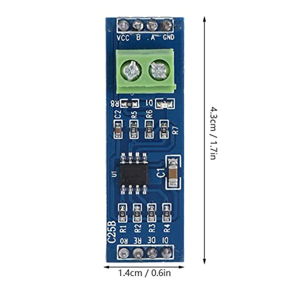 MAX485 Module RS-485 TTL Turn To RS485 MAX485CSA Converter Module For Arduino Microcontroller MCU Development Accessories