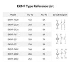 ETEK Modular Contactor Din Rail Automatic 2P 4P 230V Single-phase Three-phase 16A/20A/25A/40A/63A  EKMF