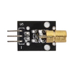 100PCS KY-008 Laser Sensor Module 650nm 5V Red Dot Laser Transmitter for Arduino UNO R3 Raspberry Pi DIY Electronics Projects