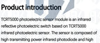 10~100PCS TCRT5000L TCRT5000 Reflective Infrared Optical Sensor Photoelectric Switches Related items Girls Colourful Disposab