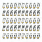 10/50/100Pcs Pass Through RJ45 Cat6 Shielded Connectors Crystal End Gold-Plated 8P8C Crimp UTP Ethernet Modular Plug