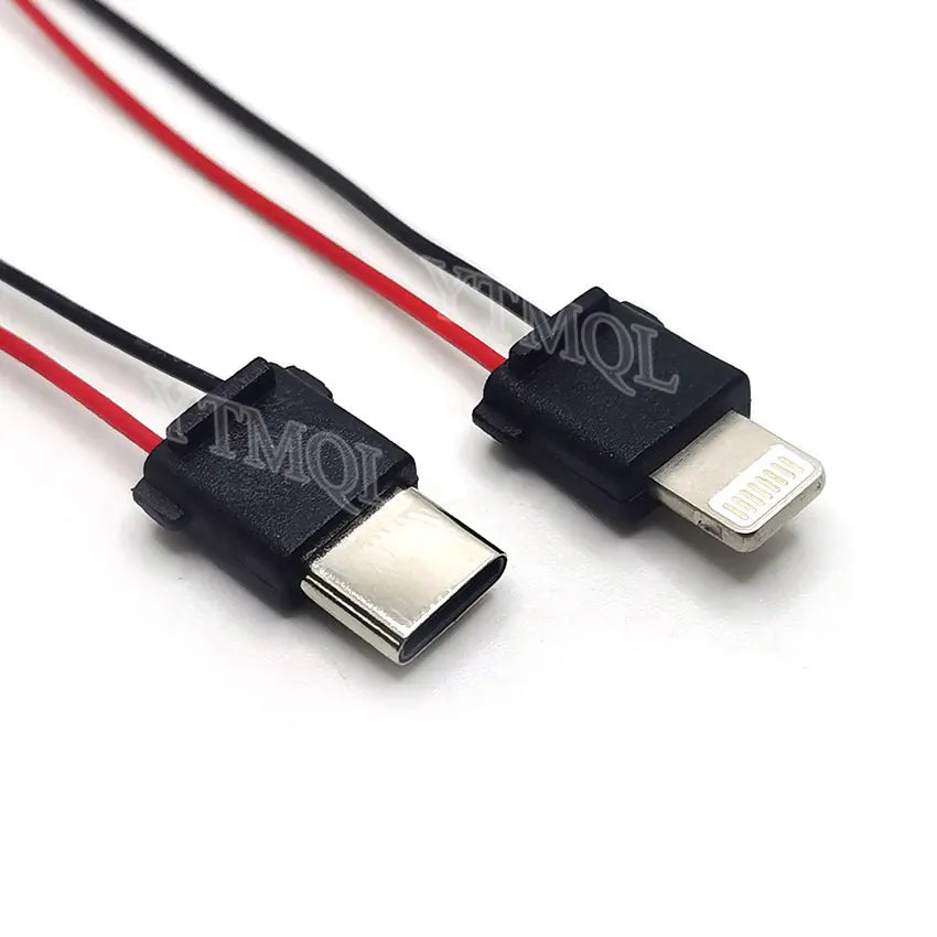 1pcs Type-C male with resistor and capacitor 8pin type c usb c connector For Huawei/xiaomi Dedicated For iphone power bank