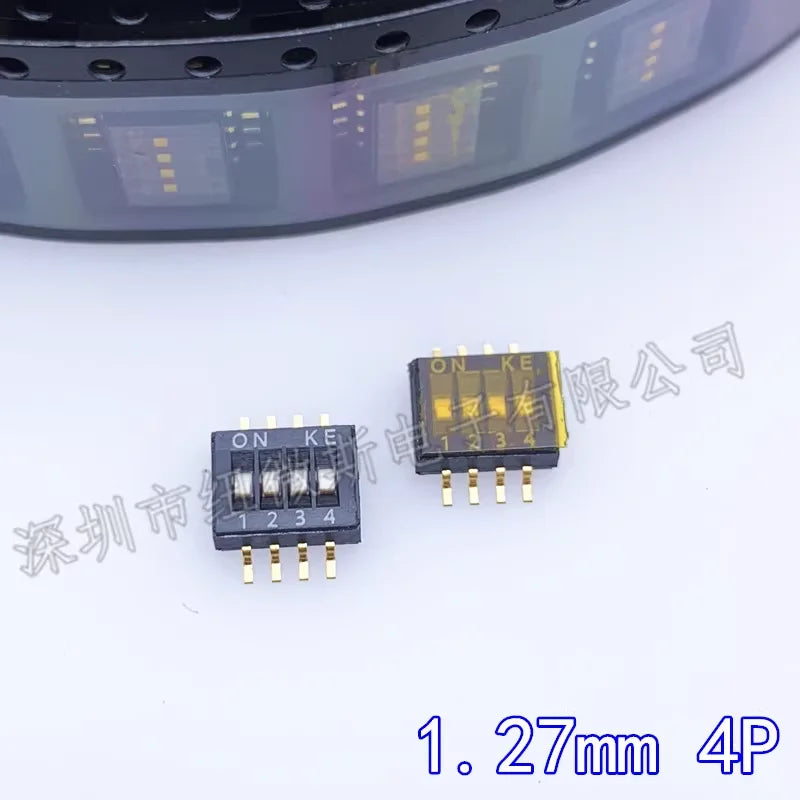 5Pcs 1.27mm Pitch Dip Switch SMD SMT Slide Type Switch 1P/2P/3P/4P/5P/6P/8P/10Pin Position