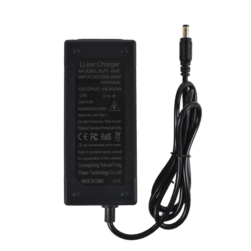 16.8V 3A Li-ion battery charger for 14.4v 14.8v battery 4S 18650 battery pack connector DC5521 gx12 gx16 d-tap xt60 xt90 XLR RCA