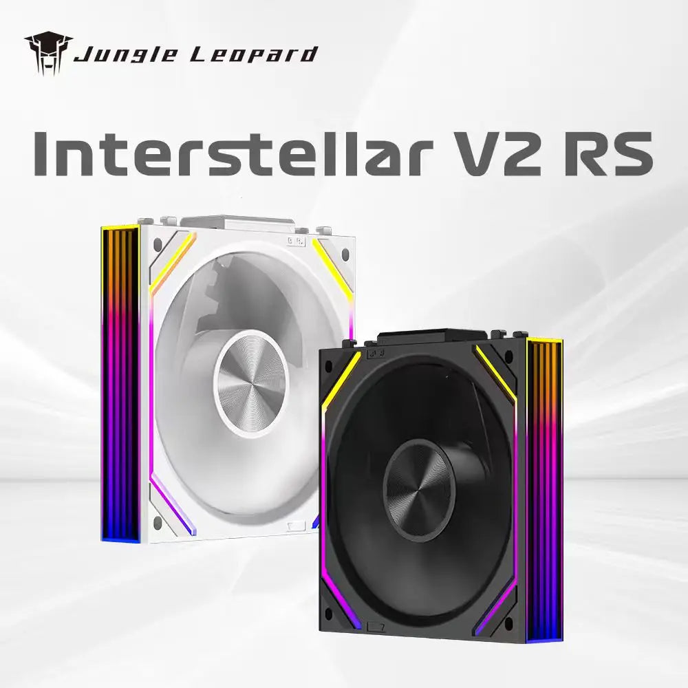 Jungle Leopard Interstellar V2RS 120mm ARGB Modular Wireless Splicing Infinite Mirror Ventilador Fans
