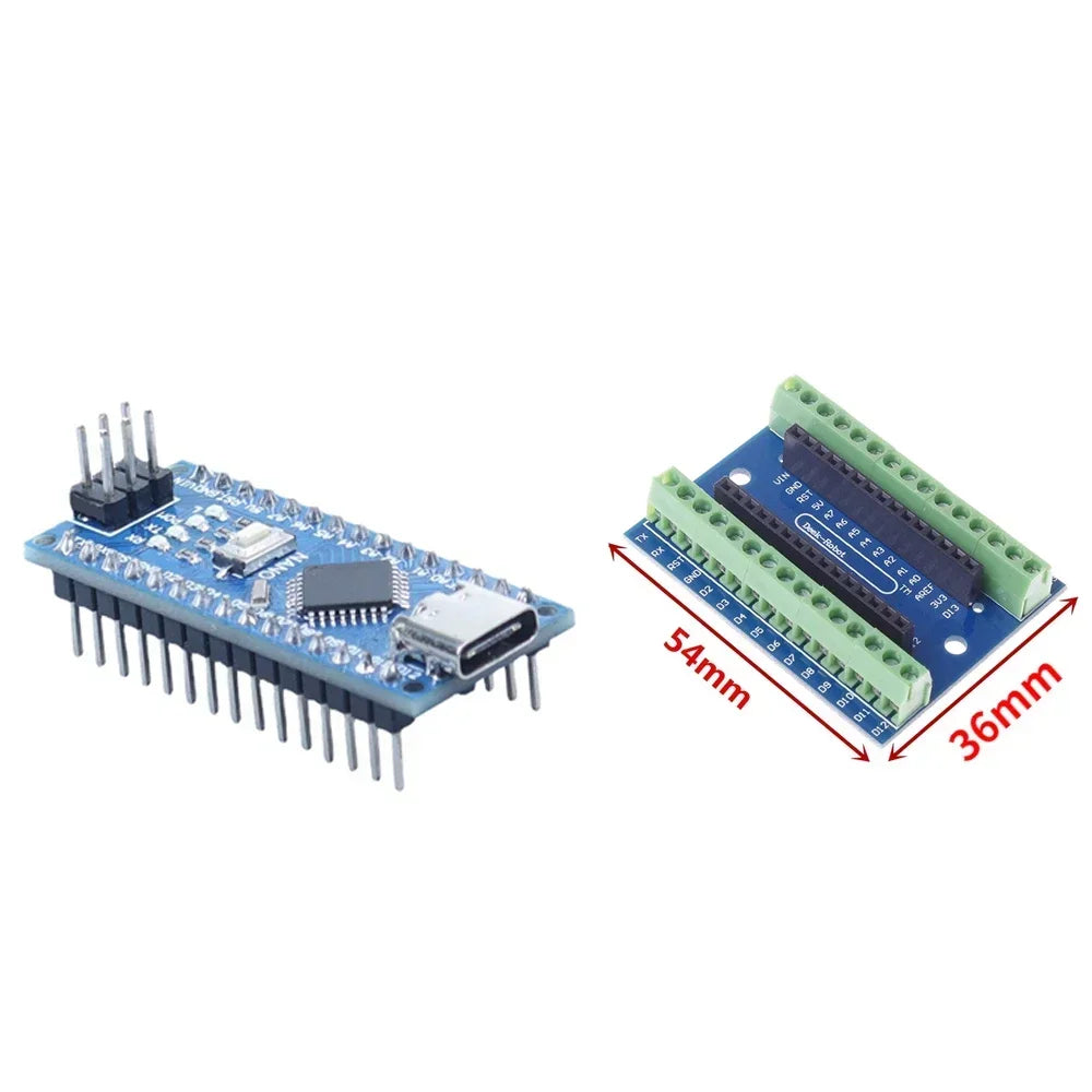 Mini Nano V3.0 ATmega328P Microcontroller Board for Arduino CH340 USB Driver 16Mhz Nano V3.0 ATMEGA328P/168P