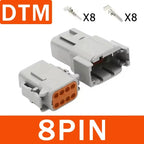 DEUTSCH DT/DTM/DTP/DTF Series IP68 Sealed Connector Kits | 2-12Pin Flange Mount for Auto/Truck/Marine Wiring Systems