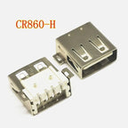 10/30/50PCS USB 2.0 4Pin A Type Female Socket Connector G54 2 Feet 90 Degree Data Transmission Charging