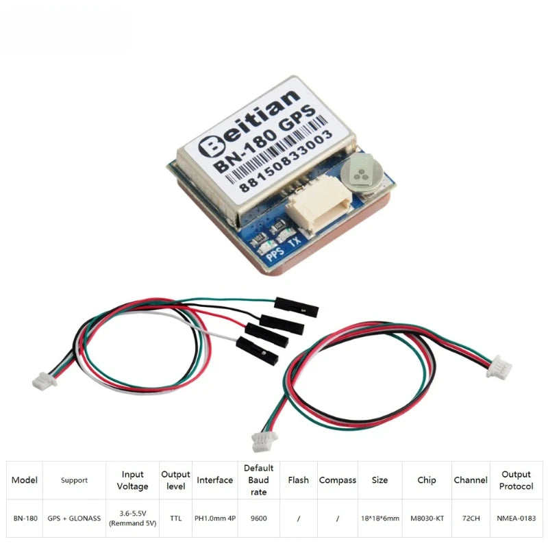 Beitian GPS Module M8 Chip BN-180 BN-220 BN-280 BN-880 BN-440 BN-282B BN-280B GLONASS with Antenna for Pixhawk Flight Controller