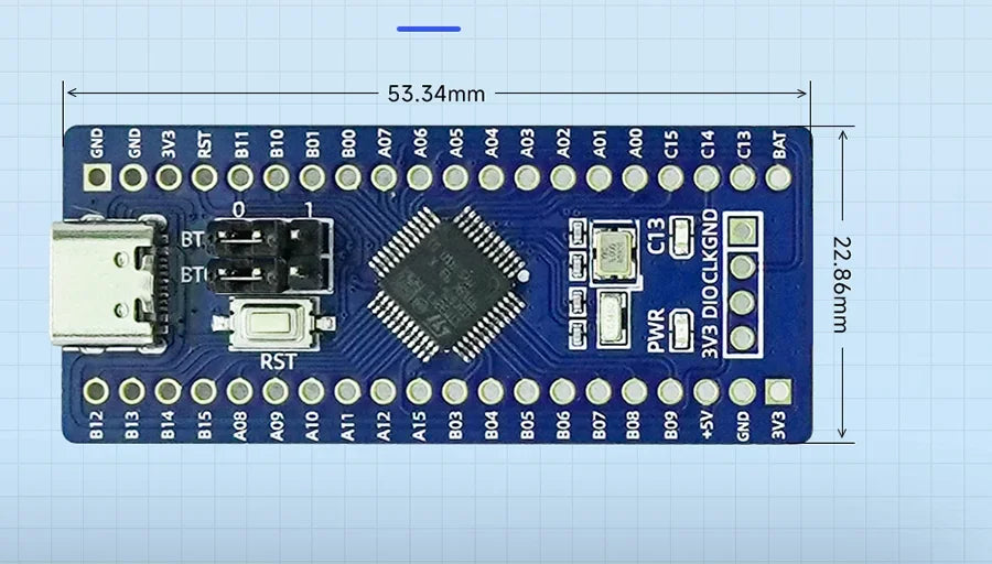 Blue Pill STM32F103C8T6 Development Board