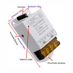 Wide Voltage DC 12V-76V 30A Remote Relay 433Mhz Remote Control Wireless Switch On Off Used for Smart home appliances/Light