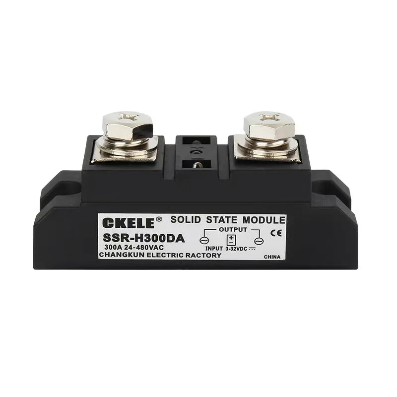 Industrial Solid State Relay SSR DC-AC Module Single Phase 3-32VDC Input 24-480VAC Output 80A 100A 150A 200A 300A 350A 400A 500A