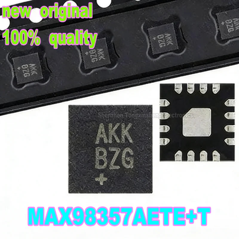 (2-5piece) 100% Brand new original MAX98357AETE+T AKK MAX98357AETE MAX98357 TQFN-16 Audio Amplifier Chip