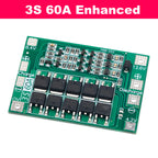 3S 4S 40A 60A 18650 Lithium Battery Protection Board BMS 12.6V 16.8V Overcharge Overdischarge Protection for Drill