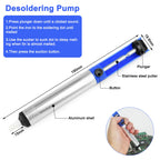 Toolour Solder Sucker Desoldering Vacuum Pump Solder Removal Tool Soldering Iron Auxiliary Tool Welding Accessories