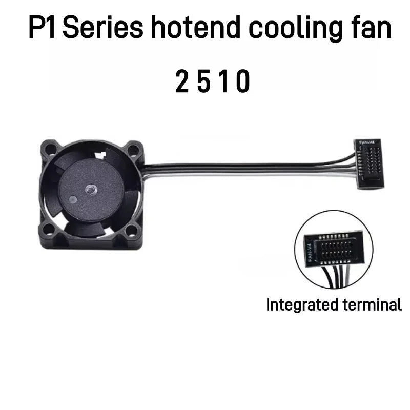 Original Hotend For Bambu Lab X1 X1C P1P P1S Hard Steel Nozzles Bamboo Bambulabs Combo Thermistor For bambu lab cooling fan