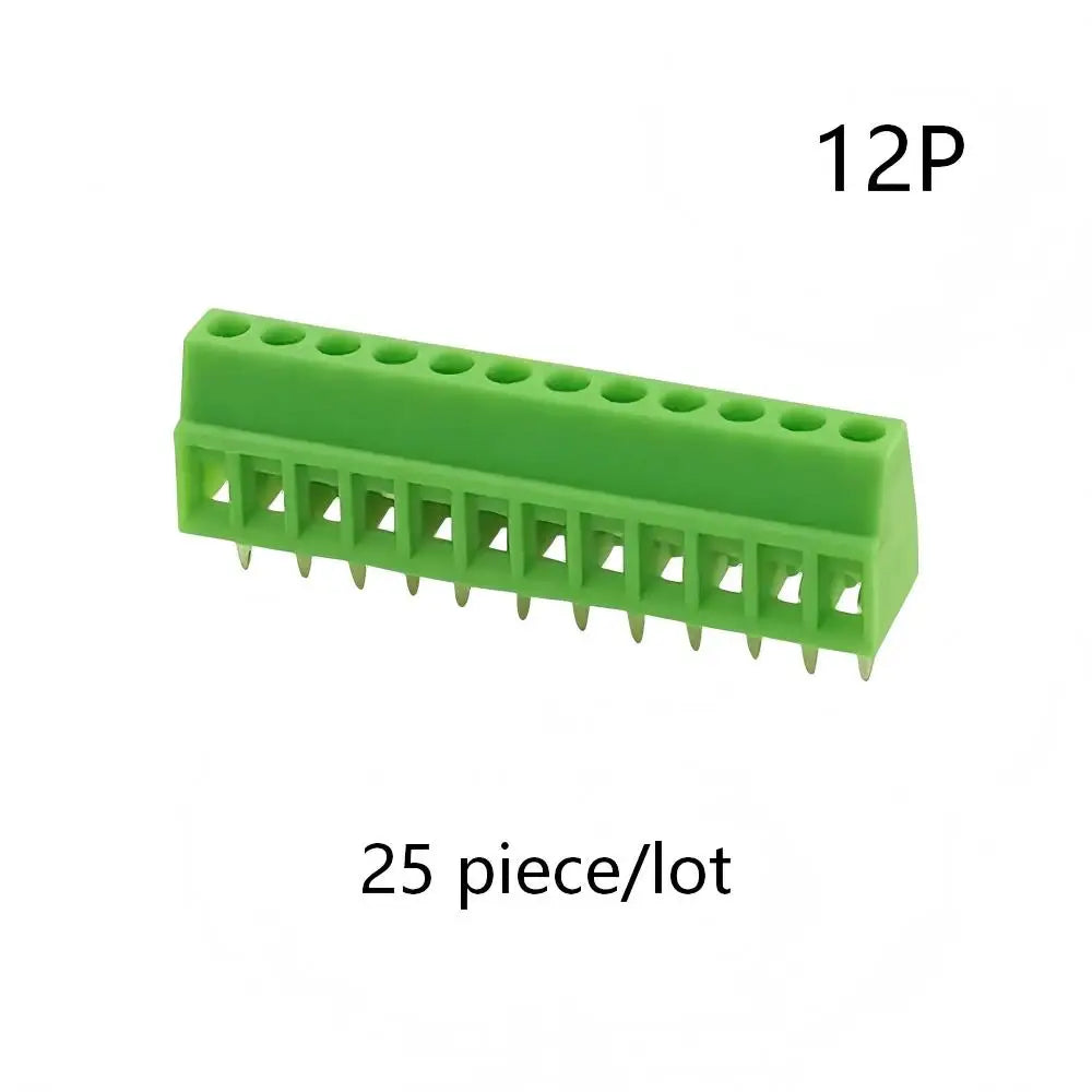 25PCS/50PCS 2.54mm rising clamp kf128-2.54 pcb screw terminal block DG308-2.54mm MPT0.5/-2.54 EK254V