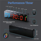 TFORU-Small Gym Timer Clock Rechargeable With Powerful Magnet Digital Fitness Clock With Countdown Countup Tabatas EMOM FGB