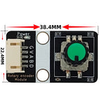Rotary Encoder Module Quadrature Output with Push Button 3~5V for Arduino/ESP32/micro:bit