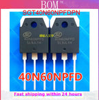 10PCS/lot 40N60NPFD TO-3P 40N60 600V 40A IGBT SGT40N60NPFDPN TO3P in stock