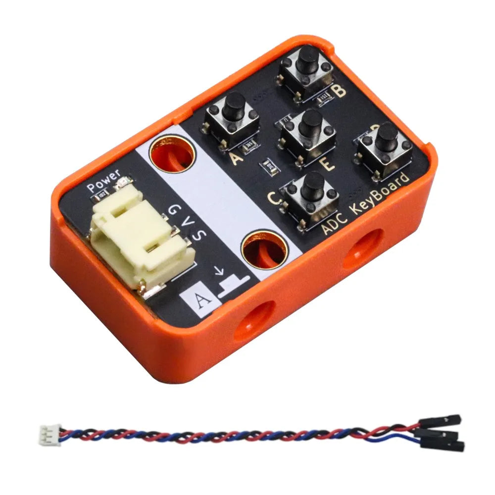 ADC Button Module 5 Keys Single Channel Voltage Divider 3~5V Saves I/O Pins for Arduino ESP32 micro:bit