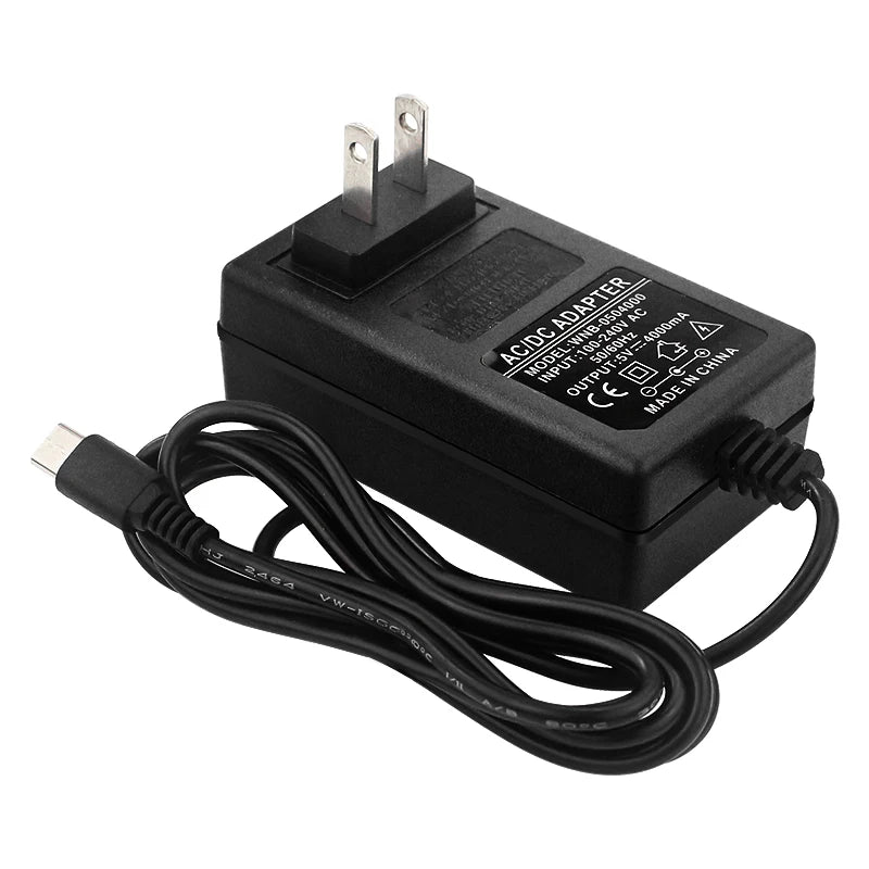 5V 4A Power Supply for Orange Pi 5 Plus / 5B / 5 20W USB Type C Power Adapter for OPI 5 Raspberry Pi 4B Jetson Nano 2GB Charger