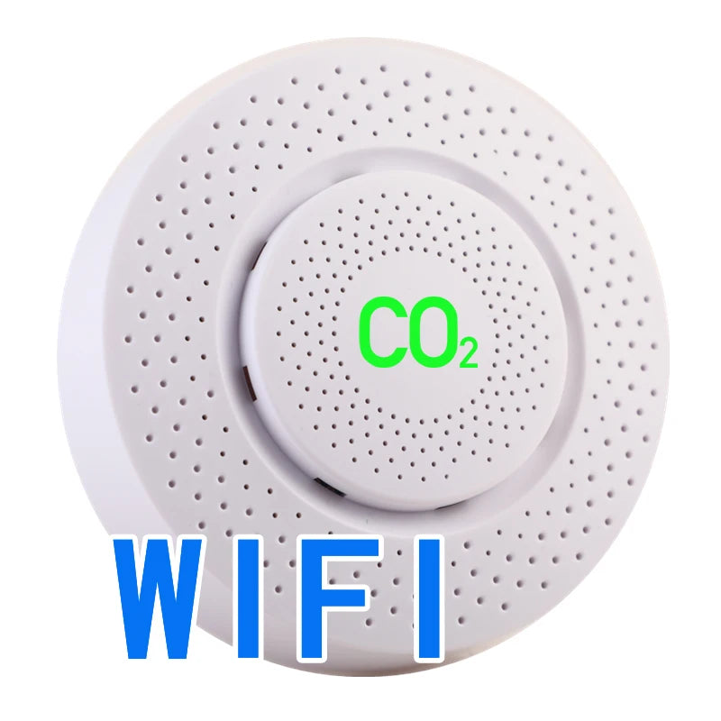 Tuya CO2 Carbon Dioxide Sensor CO2 Detector NDIR High-Precision Measurement Exceeds Standard Alarm Smart Home Linkage Tuya Senso