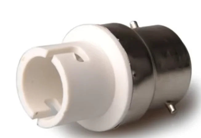 2pcs B22 To BA15D Lamp Base Adapter,BA15D To B22 Light Socket Holder Converter,allow You Install BA15D Lamp Into B22 Socket CE