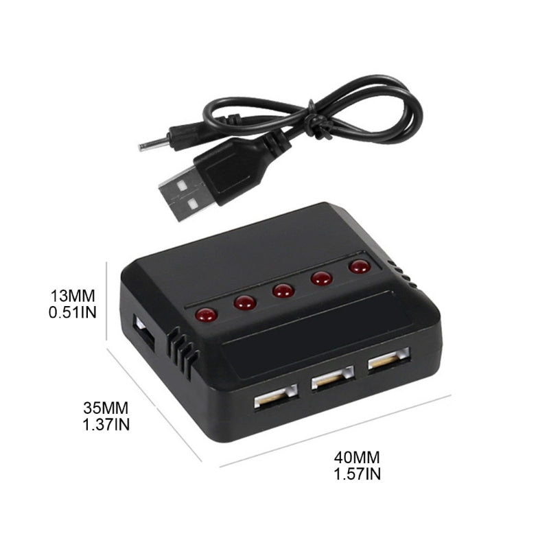 3.7V Lipo  4 in 1 / 5 in 1USB Charger for E010 H31  X4 Syma X5SW X5C X5HW
