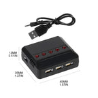 3.7V Lipo  4 in 1 / 5 in 1USB Charger for E010 H31  X4 Syma X5SW X5C X5HW