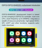 ESP32-S3 5 Inch IPS TFT Screen for Arduino HMI 8M PSRAM 16M Flash LVGL WIFI & Bluetooth 800*480 Smart Display RGB LCD Module