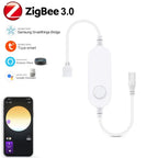 Zigbee 3.0 Smart LED Controller DC5V 12V 24V Dimmer Single Color CCT RGB RGBW RGBCCT LED Strip for Tuya Alexa SmartThings 2mqtt