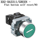1Pcs Button Switch Self Reset Small Mushroom Head Emergency Stop 22mm Knob Key Start Inching Power on XB2-BG21 XB2-BA31 XB2-BS54