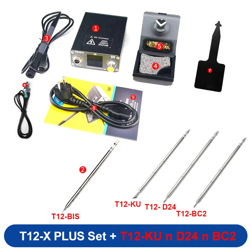 Original OSS T12 Soldering Station 75W Digital Display Constant Temperature With T12 Tips For DIY Precision Welding Repair Tools