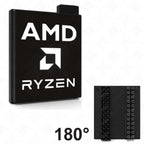 Motherboard 24PIN Custom Image Converter Lighting Power Supply 24P To 90/180 Degree MOBO Adapter Connector Steering Head MOD