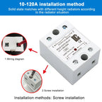 LCTC SSR Relay DC TO AC DC TO DC AC TO AC Solid State Relay Single Phase 10A 25A 40A 60A 80A 100A 120A 200A 240A LC-1-DA/AA/DD