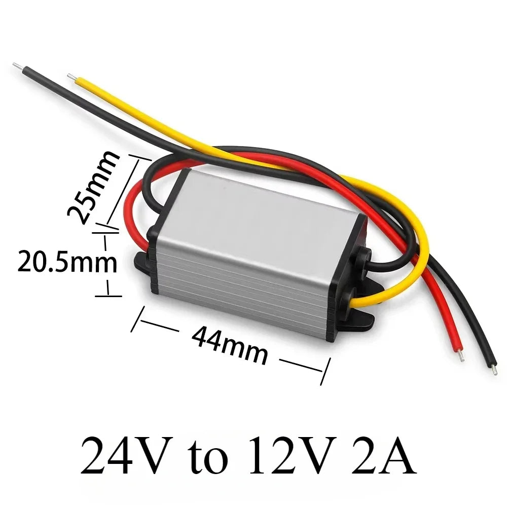 12V 60V 48V 36V 24V to 12V 1A-5A Step-down 60V-12V Buck Truck Boat Car Power Supply Voltage Regulator Transformer DC Converter