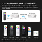 Tuya Wifi LED SPI RGBIC RGBWIC Controller WS2811 WS2812B SK6812 Addressable LED Strip Light Voice Control Alexa Google 5-24V