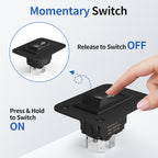 DaierTek UP Down Momentary Reverse Polarity Switch 12V 30A DPDT Polarity Reversing Switch RV Power Jack Switch for 5th Wheel