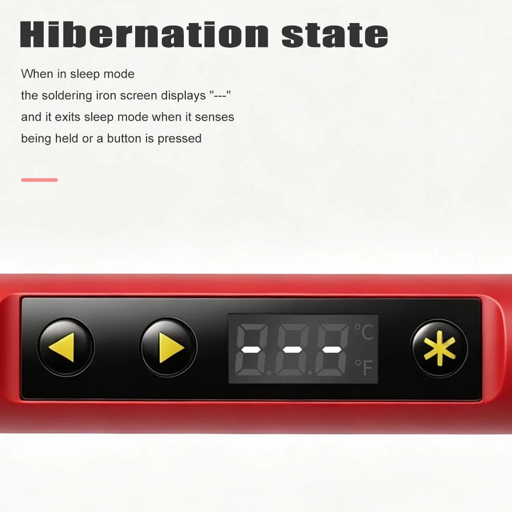 T12 Series T65 Digital Electric USB Soldering Iron Kit Set Mini Smart Adjustable Temperature Welding Tool 180-500℃ wireless