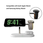 3 in 1 Wireless Charger Stand For iPhone 12/13/14/15/16/17 Fast Charging Station for Apple Watch 10 9 8 7 6 5 4 Airpods 2 3 Pro
