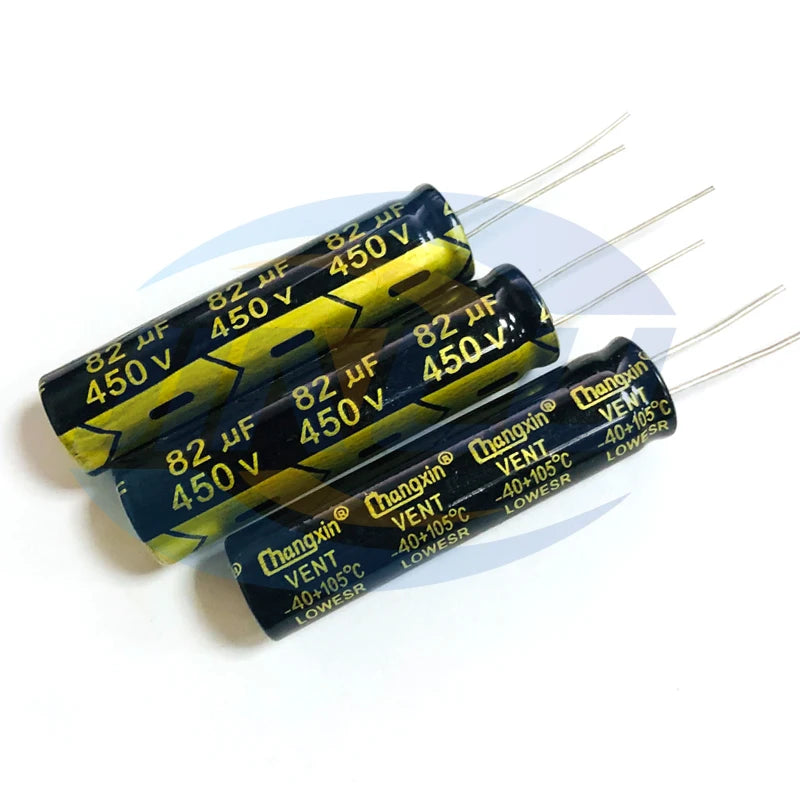 2PCS 47uF 450V 47MFD 450Volt 10*50mm Aluminum Electrolytic Capacitor Radial 68UF 82UF 100UF