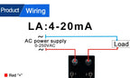 LCTC 0-10V 4-20mA 0-5V SSR Solid State Relay Voltage Regulator Single Phase Slim Relay With Radiator 10A 25A 40A 50A 60A 80A