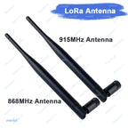 2PCS 868MHz 915MHz 5dBi LoRa Antenna SMA Female Omni-Directional for LoRaWAN Arduino IoT Projects
