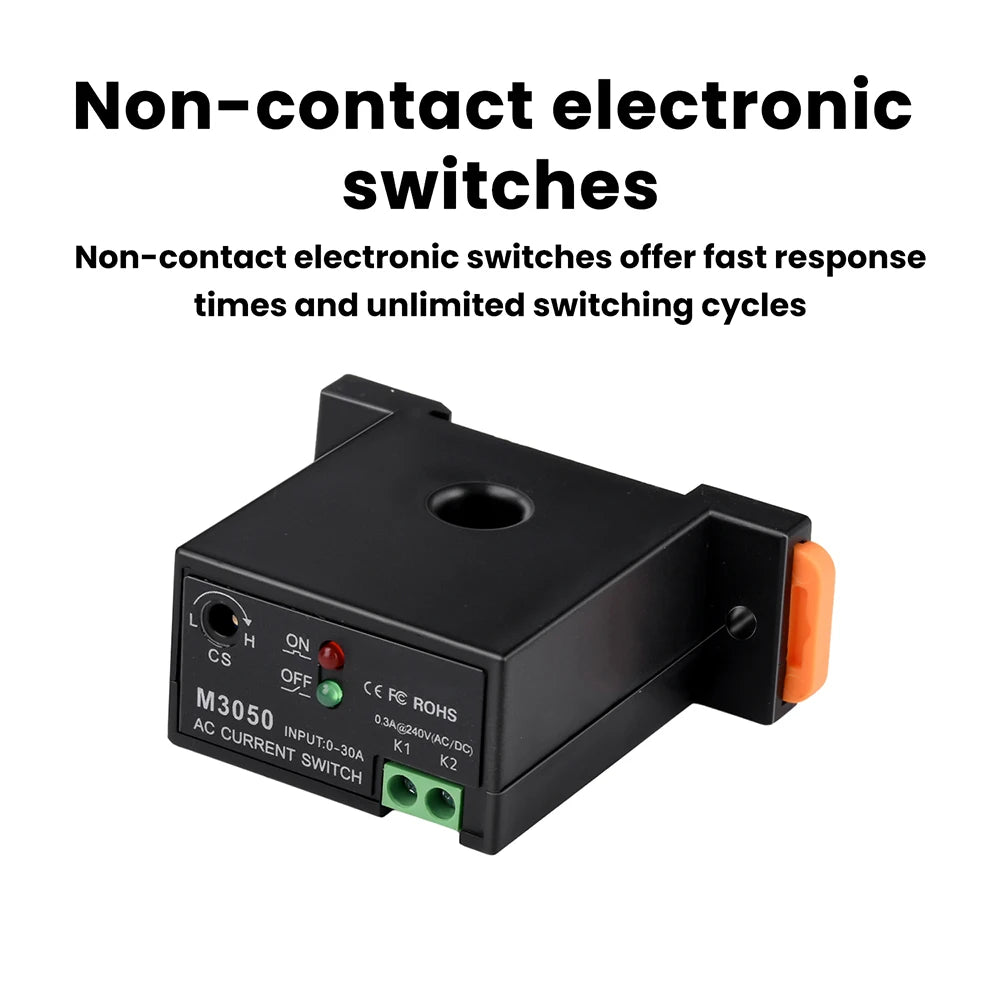 M3050 M3056 M3060 M3066 AC Current Sensing Switch Self-Powered Sensing Switch Induction Relay Power Supply
